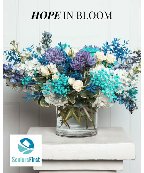 February Hope In Bloom -  Charity of the Month Arrangement