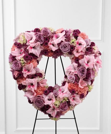 pink and purple floral arrangement