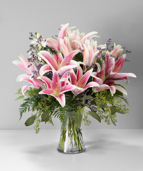 Enchanting Stargazer Lilly Arrangement Orlando (FL) Same-day Delivery