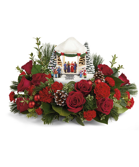 Thomas Kinkade's Sweet Sound of Christmas Bouquet